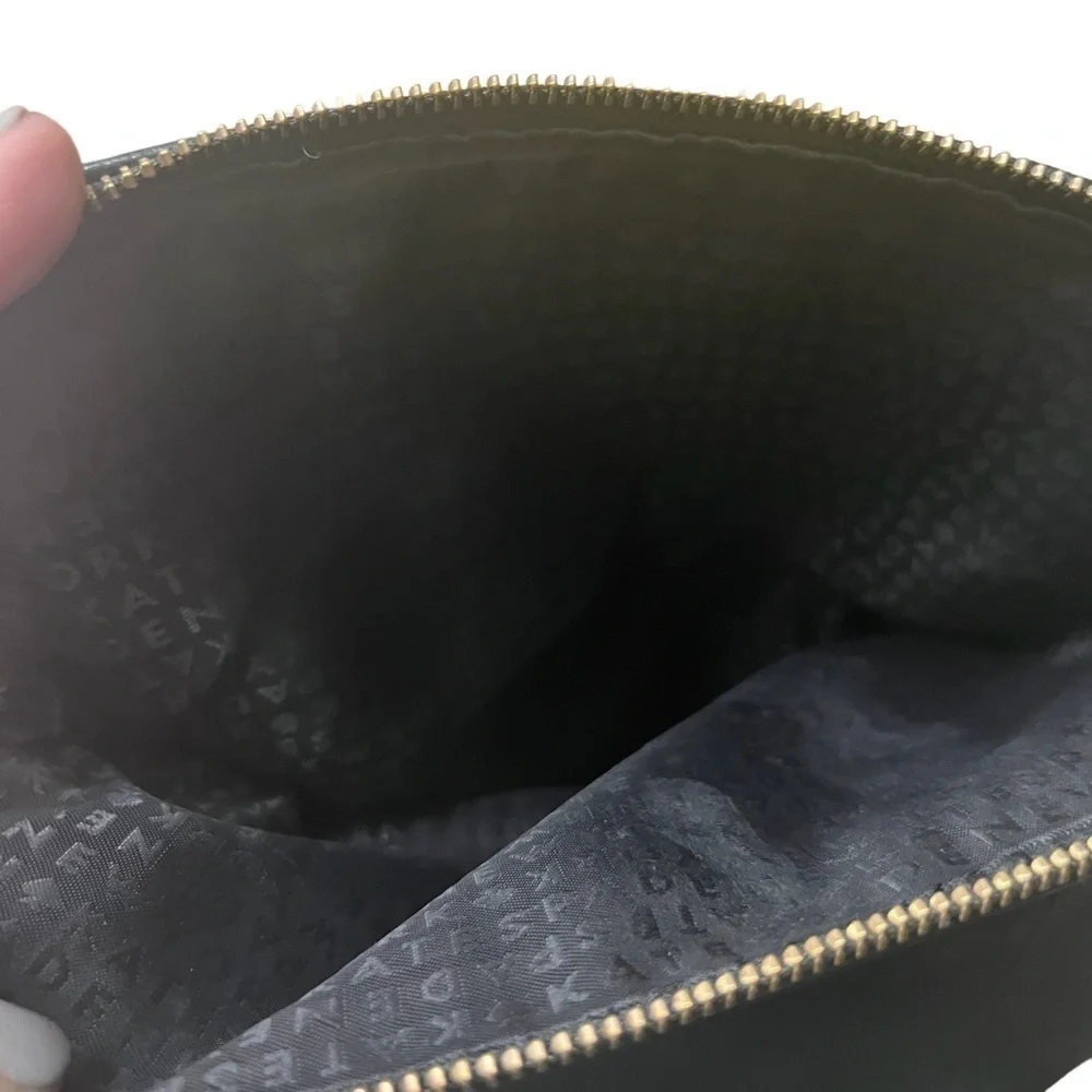 KATE SPADE New York Mini Carmen Southport Avenue Leather Fold-Over Bag Black